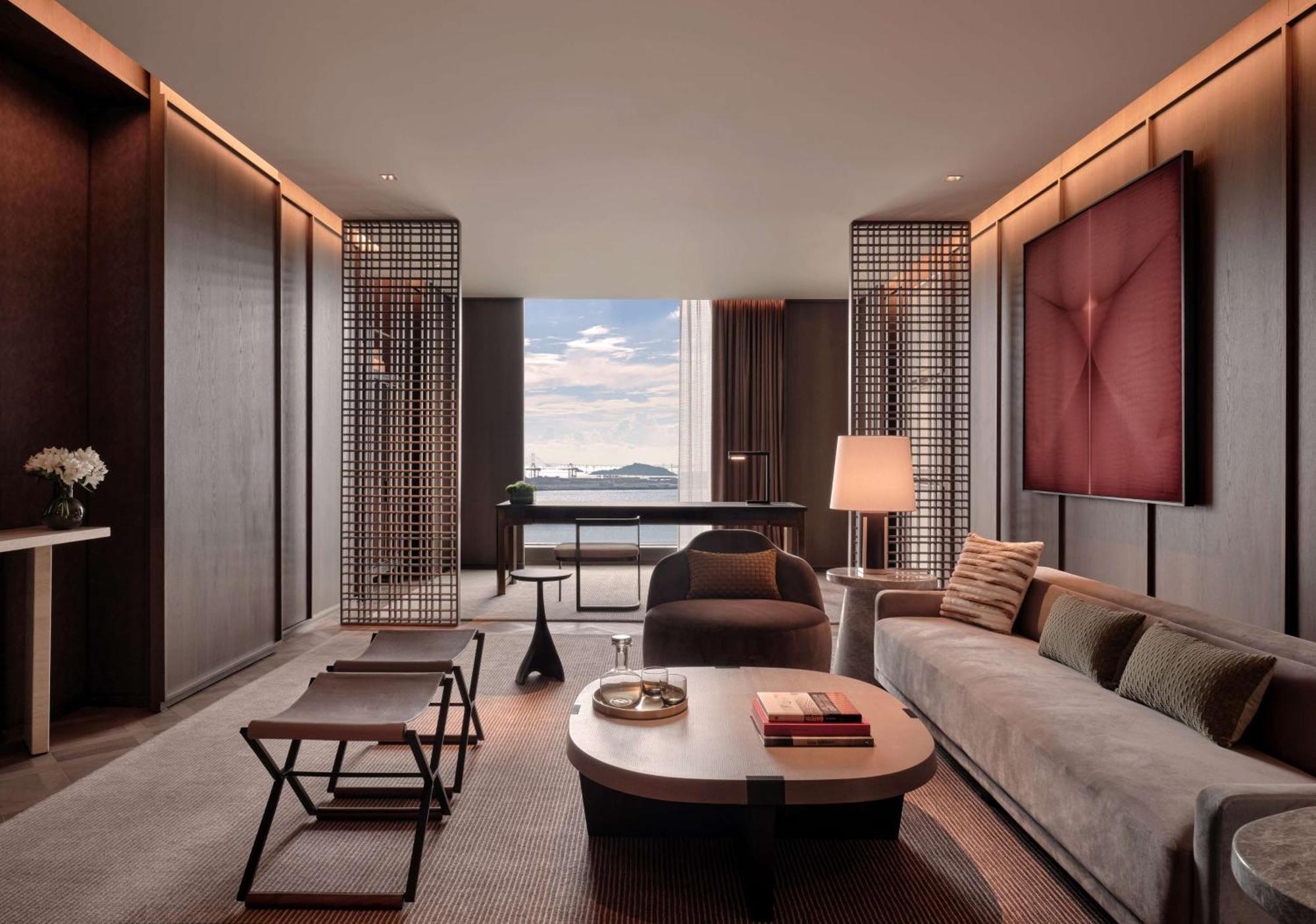 Conrad Shenzhen, The First Art Museum Hotel In Greater Bay Area With The Stunning Bay And Sunset View In The Hotel Terrace Exterior foto